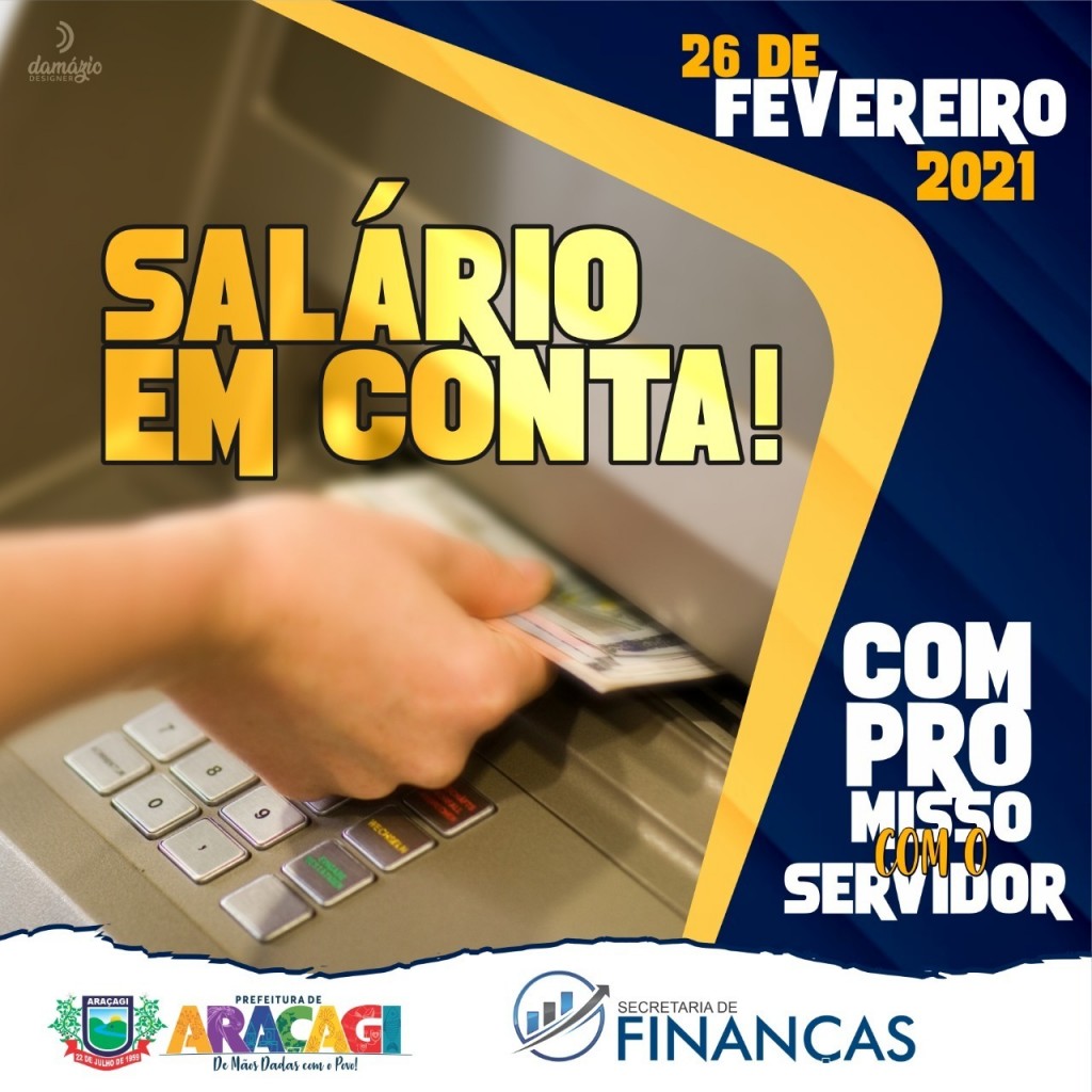 Prefeitura de Araçagi realiza pagamento de funcionários nesta sexta-feira (26)