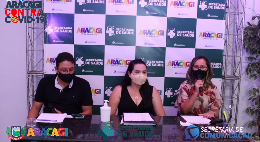 Secretaria de Saúde realiza live informativa sobre o combate ao Coronavírus em Araçagi Secretaria de Saúde realiza live informativa sobre o combate ao Coronavírus em Araçagi